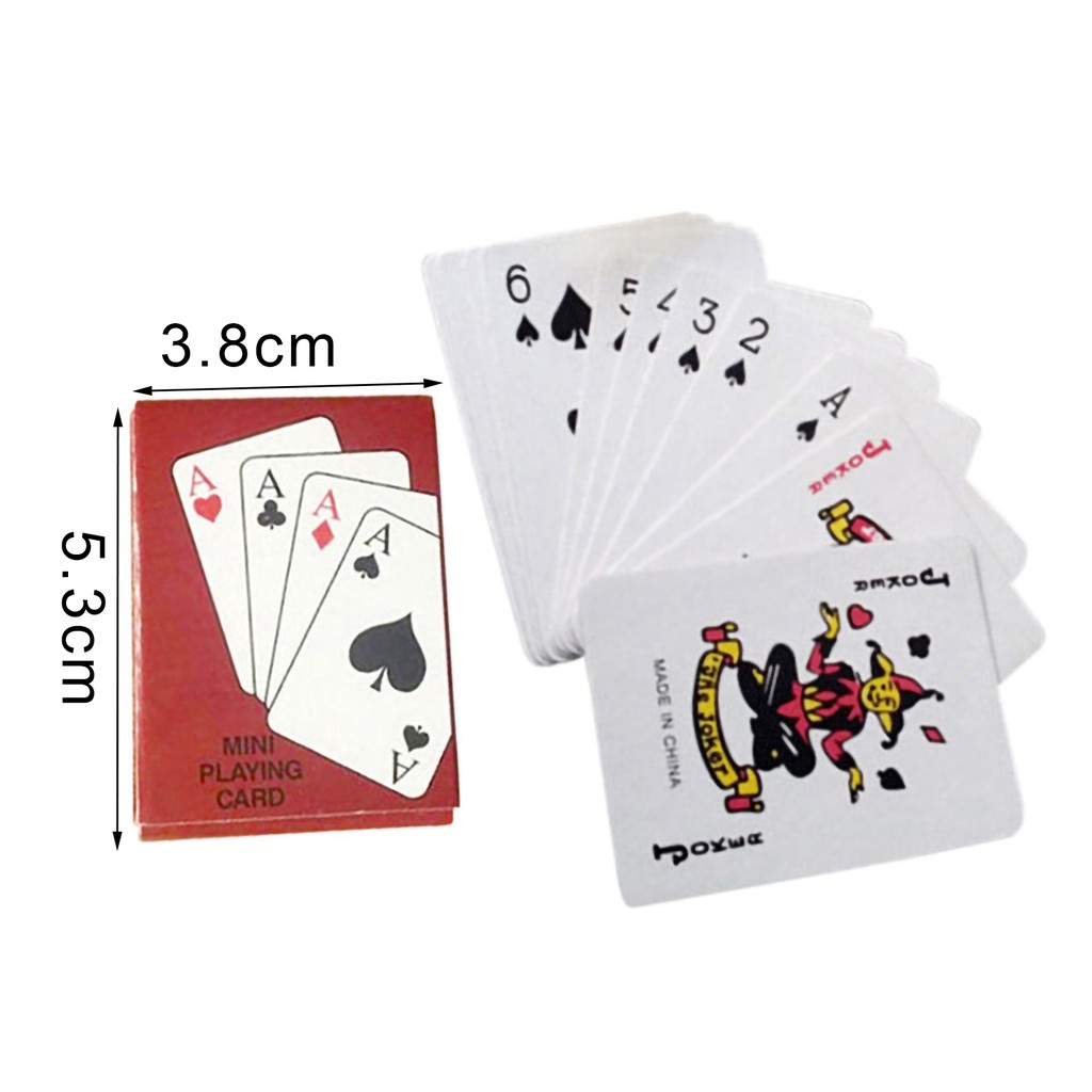 Bộ Bài Poker Mini 54 Lá Đáng Yêu