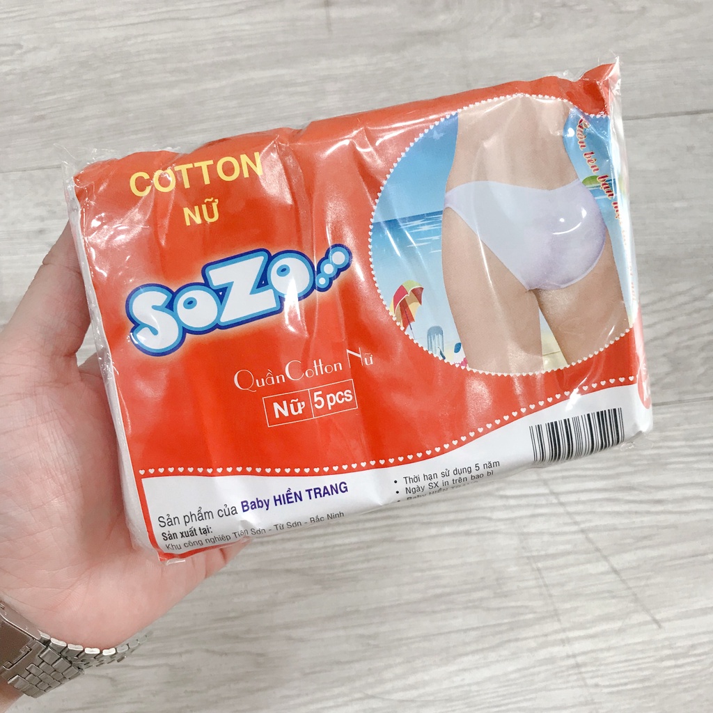 Set Quần Lót Giấy Vải Cotton