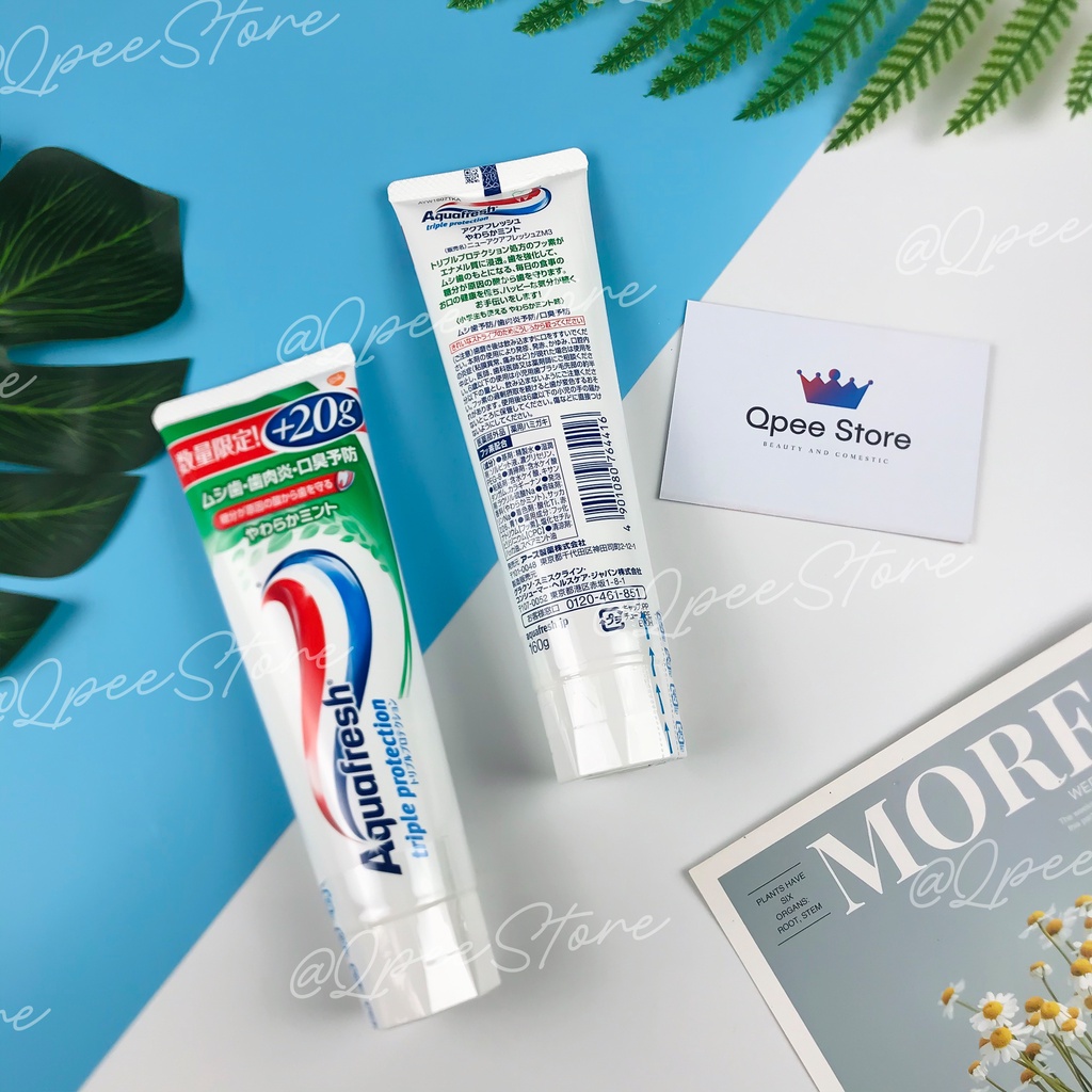 ✅ Kem đánh răng Aquafresh Nhật Bản 160g - QPEE STORE