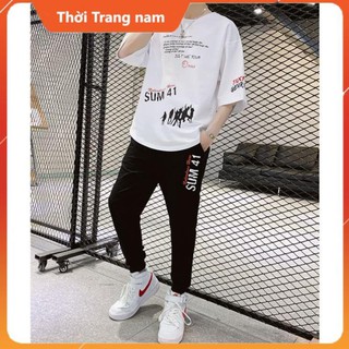Bộ quần áo nam ngắn tay mùa hè hot 2020 thời trang nam 2021 - BQ7