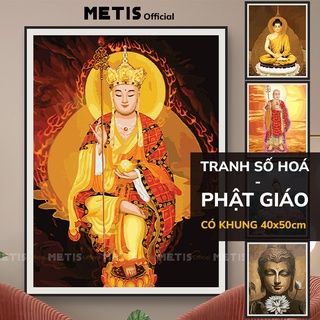  Tranh Số Hoá Tổng Hợp Tranh Phật Giáo Tranh Tô Màu Theo Số Chuẩn Màu Đã Căng Khung Sẵn METIS OFFICIAL 