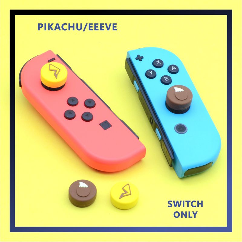 Bộ 4 Nút Bọc Cần Điều Khiển Chơi Game Hình Tròn In Hình btsg Analog Cho NS Lite