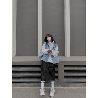 [ORDER] ÁO KHOÁC//GILE BÒ DENIM TÚI HỘP ẢNH THẬT