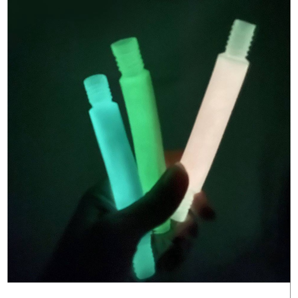 Đồ Chơi Bóp Giảm Căng Thẳng Hình Ống Phát Sáng