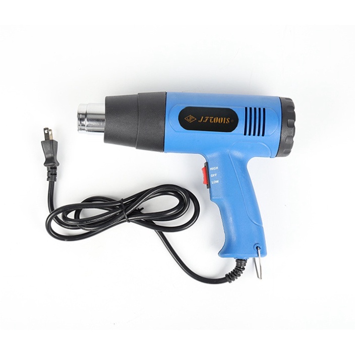 Máy khò hơi nóng 2000W JFTOOIS - Máy khò nhiệt màng co bọc giỏ quà, dán decal