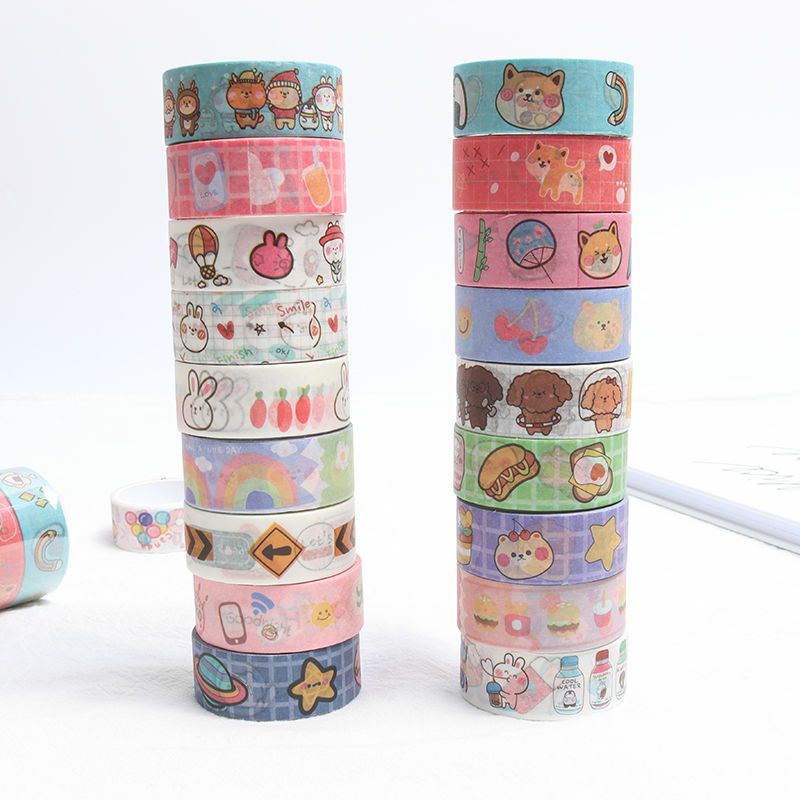 Băng dính washi tape họa tiết dễ thương 5met - Part 1