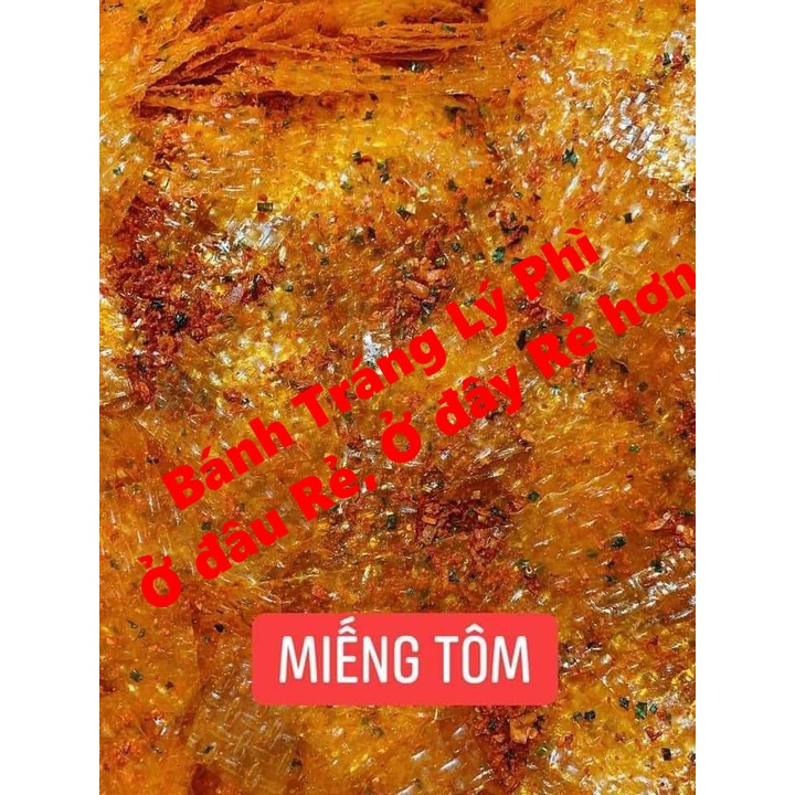 1kg bánh tráng thập cẩm tôm miếng vuông