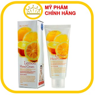 Kem dưỡng da tay chanh 3w clinic lemon hand cream 100ml