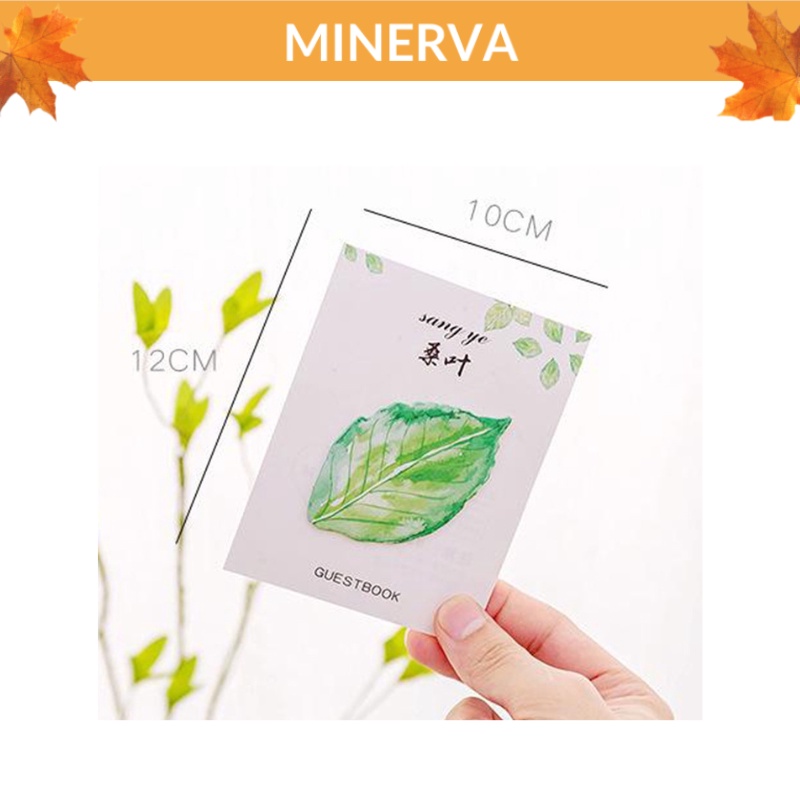 [THỦ CÔNG] Giấy ghi chú hình chiếc lá dễ thương phong cách vintage