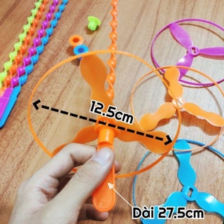 Đồ Chơi Chong Chóng Nhựa Rút Xoay Bay Lên Trời ( 1 cái )