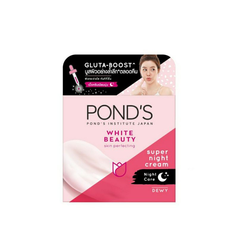 Kem dưỡng da trắng mịn không tì vết Pond's White Beauty ban đêm 50g