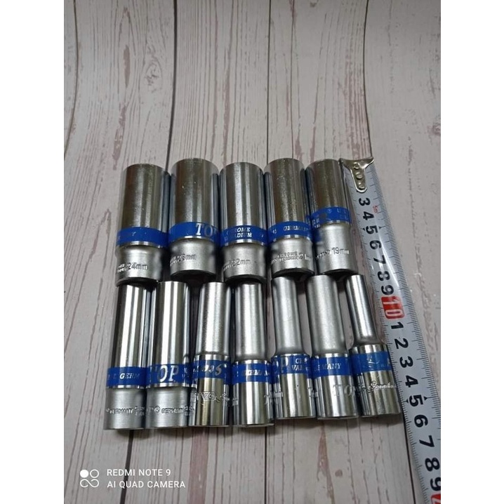 Đầu Khẩu TOP ALONGTOOL chính hãng (GERMANY 1/2” Lục giác ( Dài 76mm) Cao cấp