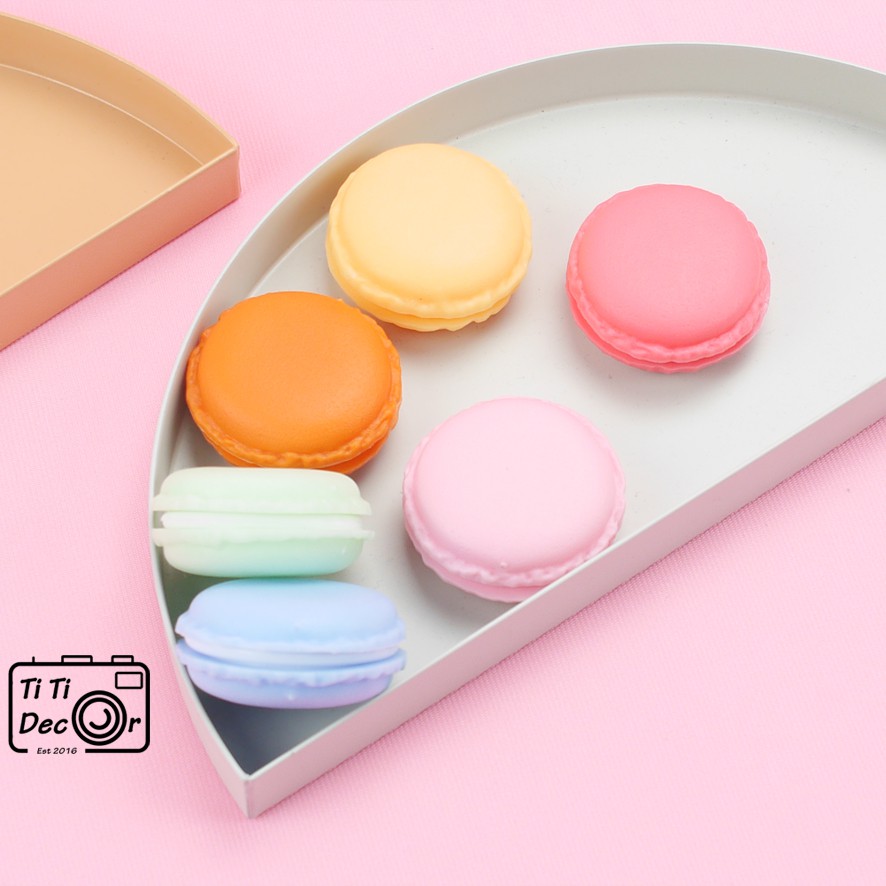 Bánh macaron mô hình trang trí chụp ảnh, decor nhà cửa, cửa hàng