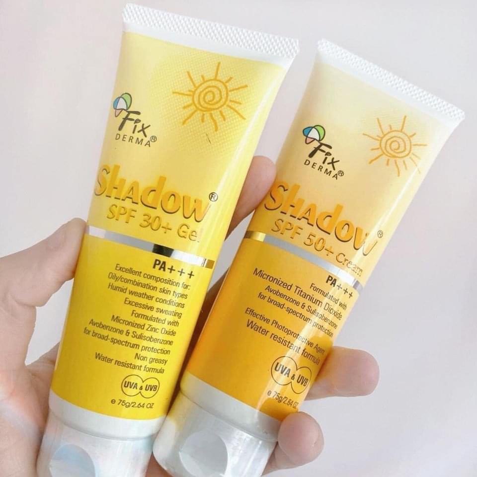 Kem Chống Nắng Fixderma Shadow SPF 50+ PA+++ 75g
