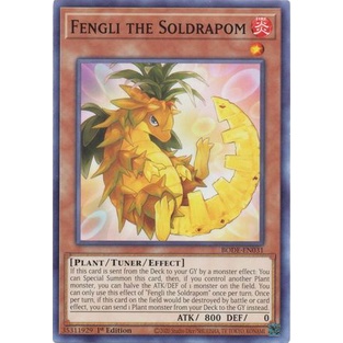 Thẻ bài Yugioh - TCG - Fengli the Soldrapom / BODE-EN031'