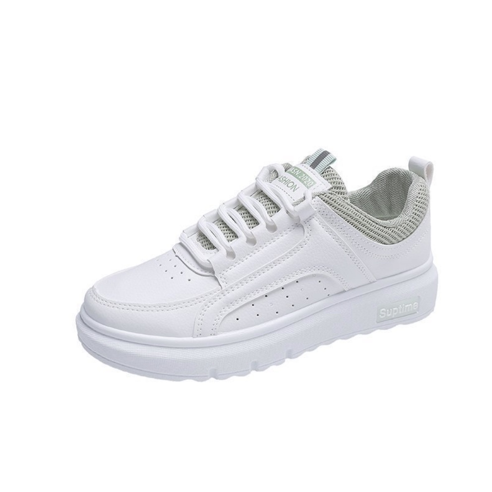 Giày thể thao nữ GODLSNEAKER G105 trắng phối xanh