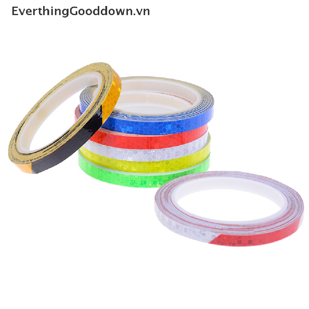 Sticker Phản Quang Dán Vành Bánh Xe Đạp / Xe Máy Bảo Vệ An Toàn