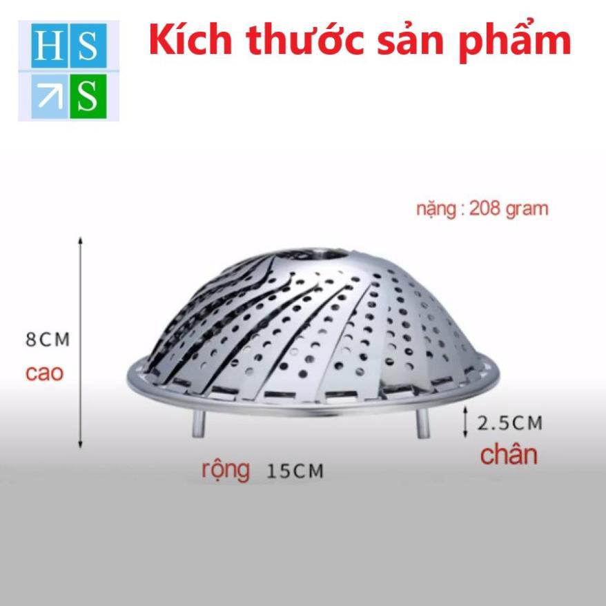 Vỉ hấp thực phẩm inox (Hàng dầy) đa năng, đồ xôi, hấp bánh , hấp cá , hấp cách thủy , khay hấp , xửng hấp đồ ăn tiện lợi