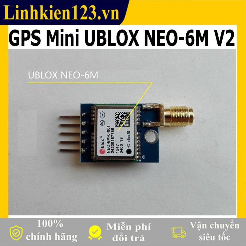Mạch thu GPS Mini UBLOX NEO-6M V2