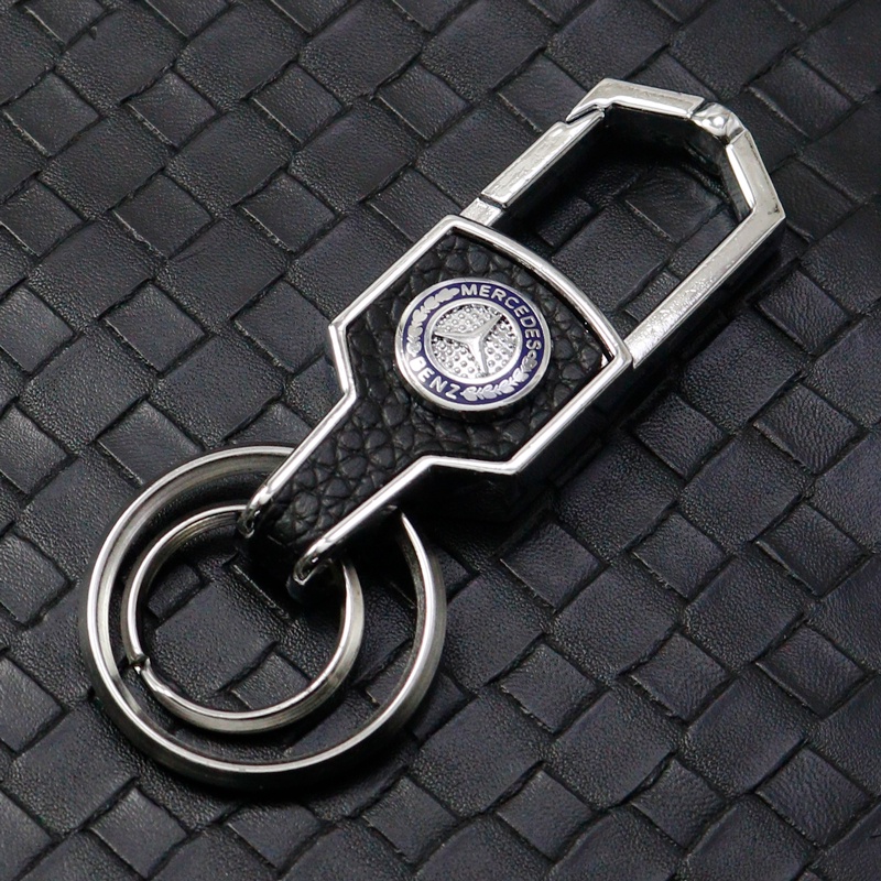 Móc Chìa Khóa Xe Hơi Bằng Kim Loại In Logo Mercedes Benz Class W212 W211 W210 W203 W204 W205 CLA GLK CLS A C E