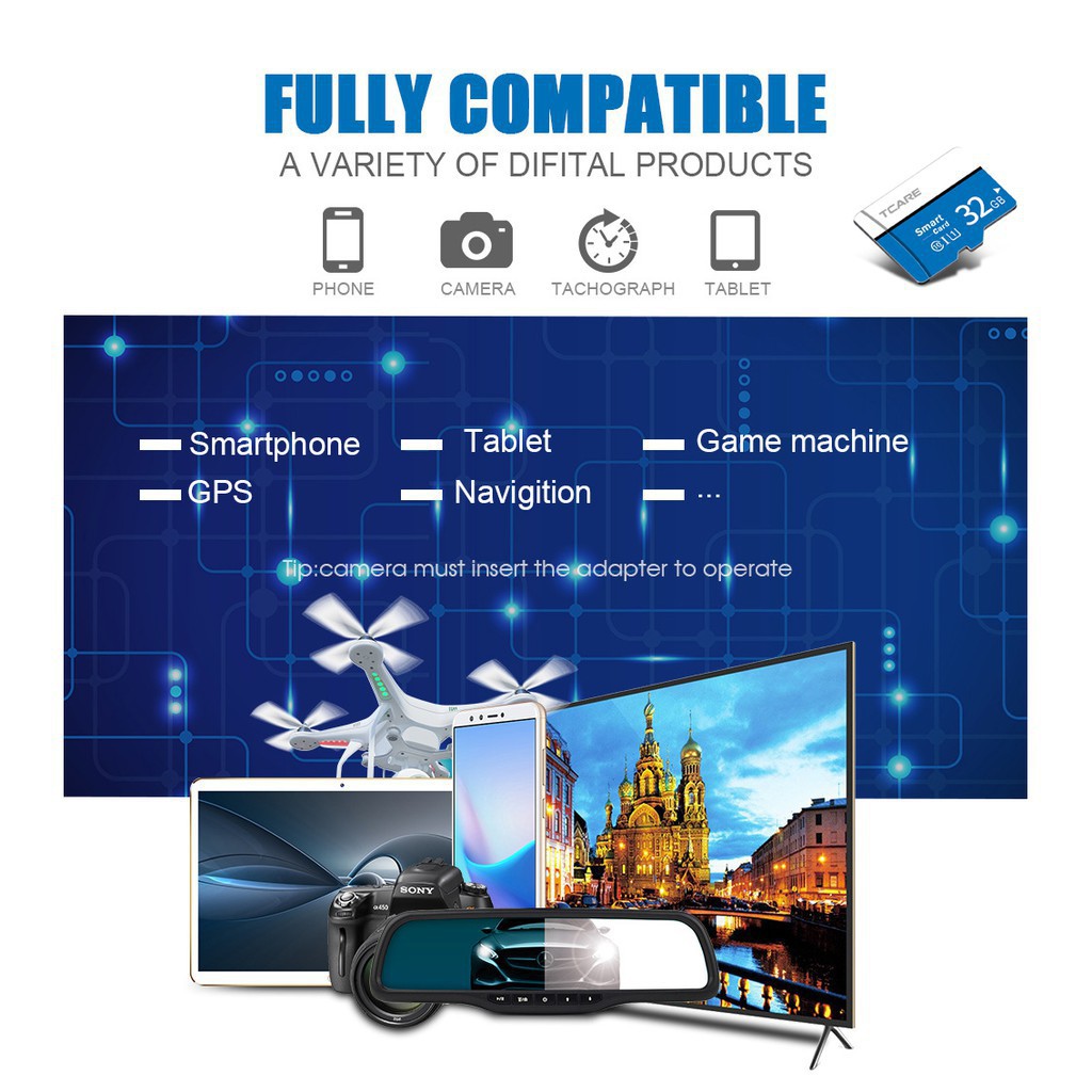 [HOT] - Thẻ Nhớ SD Micro TCARE 32GB Class 10 - Chính hãng | BigBuy360 - bigbuy360.vn