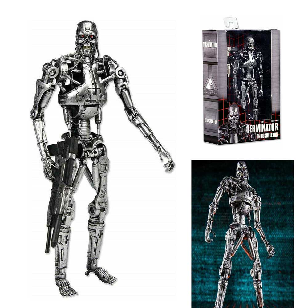 Model Toys for NECA Terminator T800 ENDOSKELETON Action Figure 7" Arnold Schwarzenegger Models