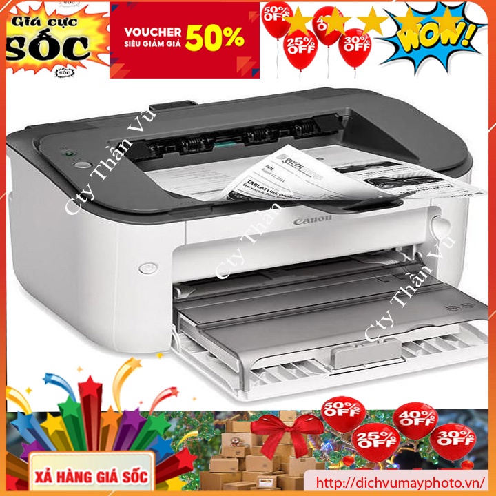 Máy in đơn sắc Canon LBP 6030w mới bảo hành uy tín INECO
