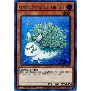 Thẻ bài Yugioh - TCG - Kalantosa, Mystical Beast of the Forest / BLAR-EN067'