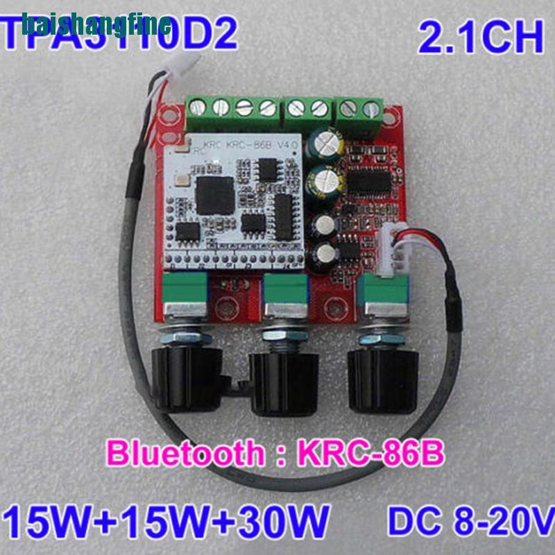 Bảng Mạch Khuếch Đại Âm Thanh Bluetooth Tpa3110 Class D 30w + 2x15w 2.1 Amp Dc 12-24v