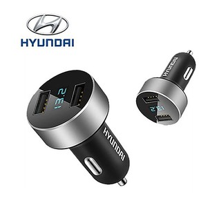 Tẩu sạc nhanh Huydai - Hy 36C, tẩu sạc ô tô, xe hơi tích hợp hai cổng USB