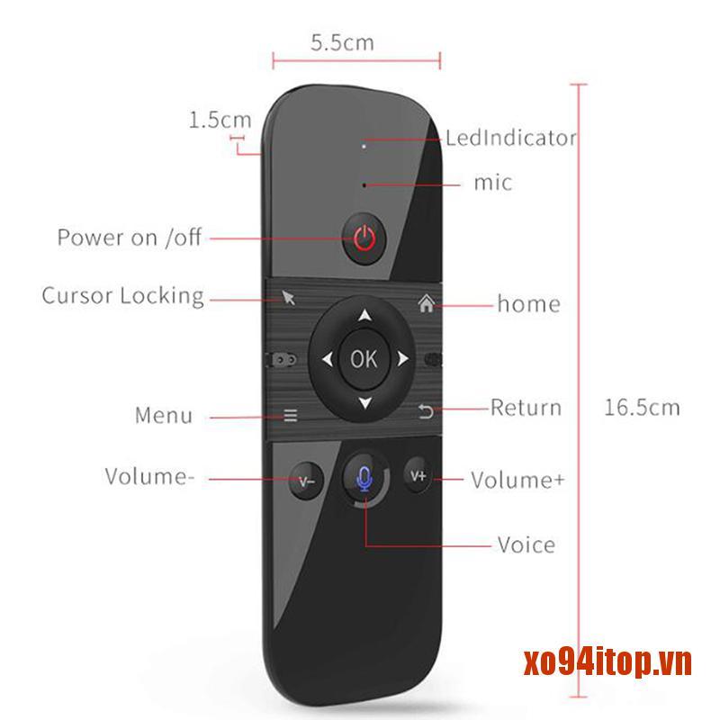 XOTOP Fly Air Mouse Wireless Keyboard Mouse 2.4G Rechargeble Mini Remote Contr