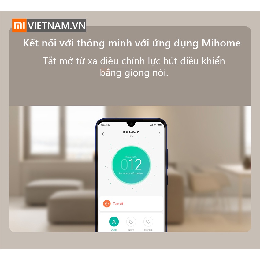 [Hỏa Tốc HN-BH 12 tháng]Máy Lọc Không Khí Xiaomi Air Purifier 3C/3H Bản Quốc Tế Mới 2021 - Hàng Chính Hãng