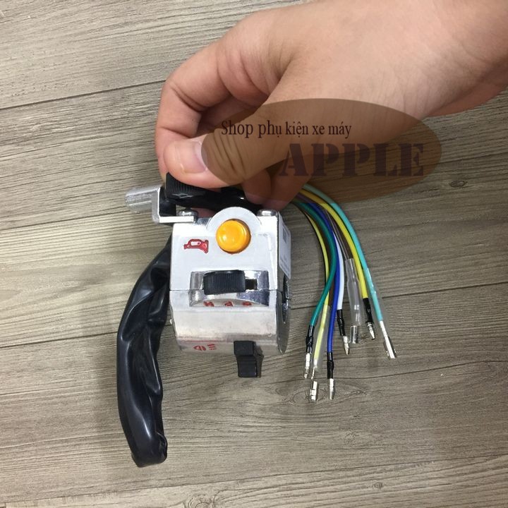 Cụm công tắc tay lái xe CUB 81 BÊN TRÁI - Cùm công tắc bên trái tay lái xe Cub 81 - A2004