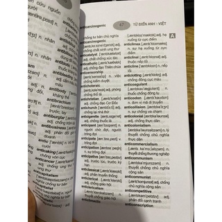 Sách - Từ điển Anh Việt 75000 từ ( mới )