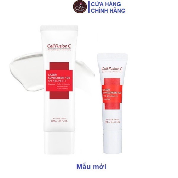 [Mua 1+tặng 1] Kem Chống Nắng Cell Fusion C Laser Sunscreen 100 SPF50+/PA+++ 50ml