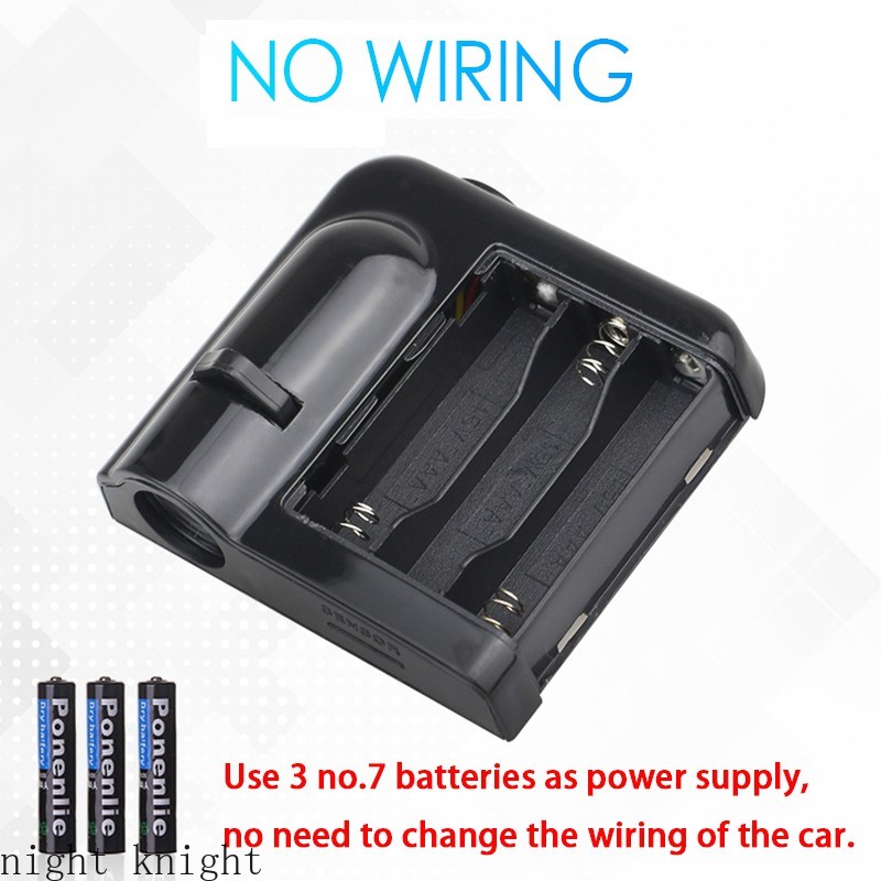 Set 2 Đèn Led Laser Không Dây Gắn Cửa Xe Hơi Dùng Để Trang Trí