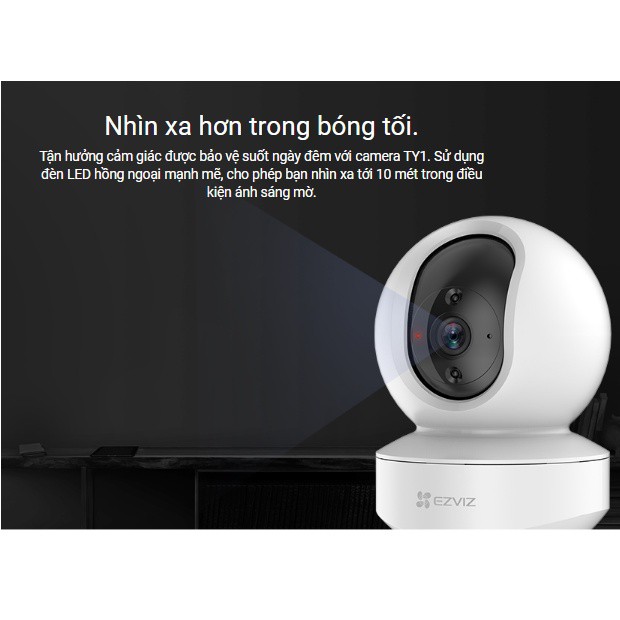 Camera Ezviz Wifi TY1 (Bản nâng cấp của C6N) - Hàng chính hãng