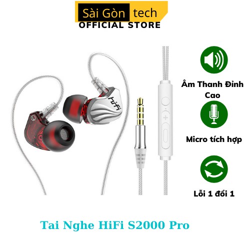 Tai Nghe Phone Nghe Nhạc Chơi Game HiFi, QKZ AK6 Pro 2022 Mới Nhất Âm Thanh Super Bass, Dây Chống Rối, Có Mic Đàm Thoại