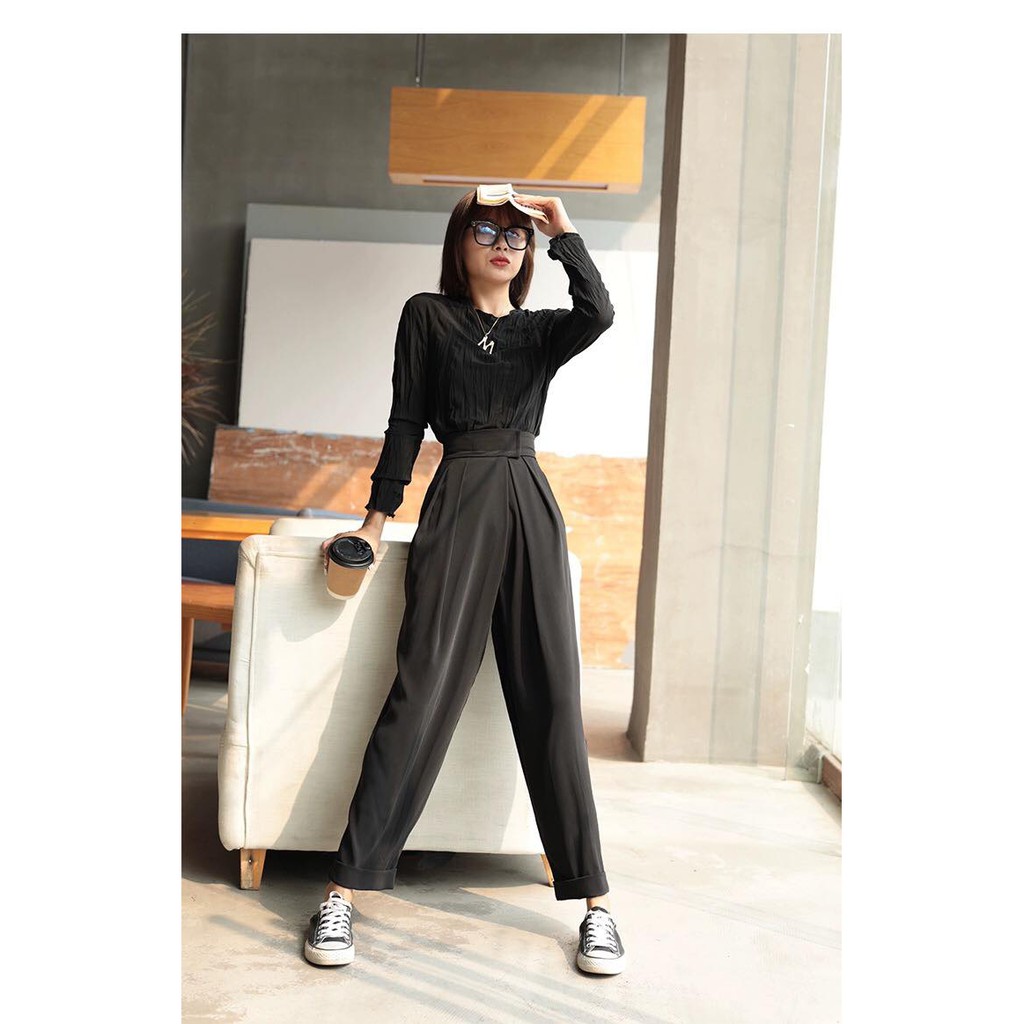 [ FREESHIP ] QUẦN BAGGY NỮ ĐAI DÁN CÁ TÍNH | BigBuy360 - bigbuy360.vn