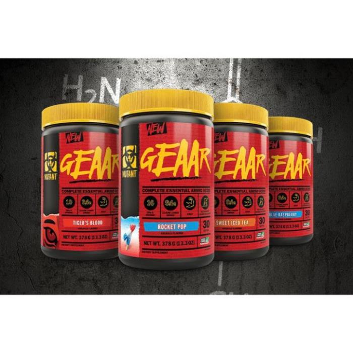 Geaar Mutant Amino acid Eaa Hỗ Trợ Phục Hồi Phát Triển Cơ Bắp Mutant GEAAR - 30 Lần Dùng (378Gram)