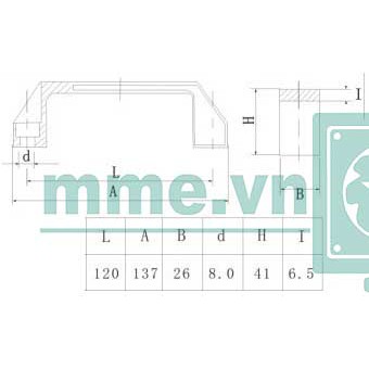 Tay cầm (nắm) nhôm 12cm