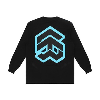 5THEWAY /stroke/ BIG LOGO LS NEW TEE - BLACK