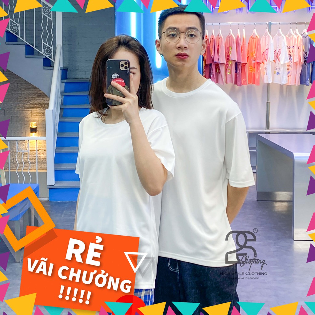 Áo Thun Unisex 2S Basic Tee Phông Trơn Nam Nữ Tay Lỡ Oversize Form Rộng 13 Màu Cao Cấp Đẹp | BigBuy360 - bigbuy360.vn