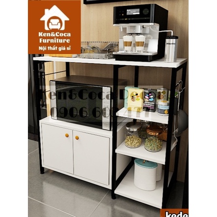 sale giảm 50% - kệ lò vi sóng gỗ MDF (4 tầng & 3 tầng) - Kệ bếp & tủ bếp thông minh