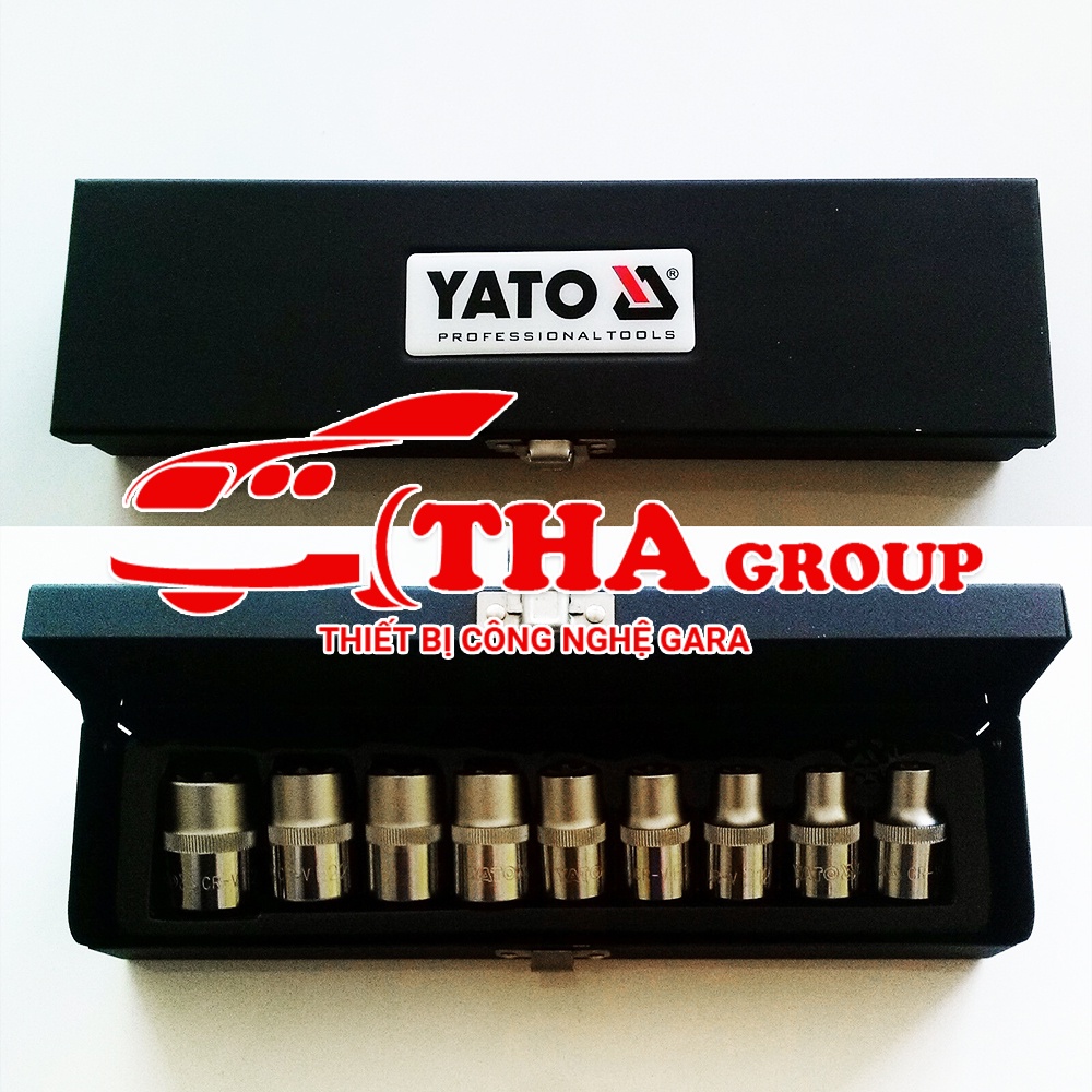 BỘ TUÝP ĐẦU SAO 1/2'' YATO 9 CHI TIẾT YT-0521