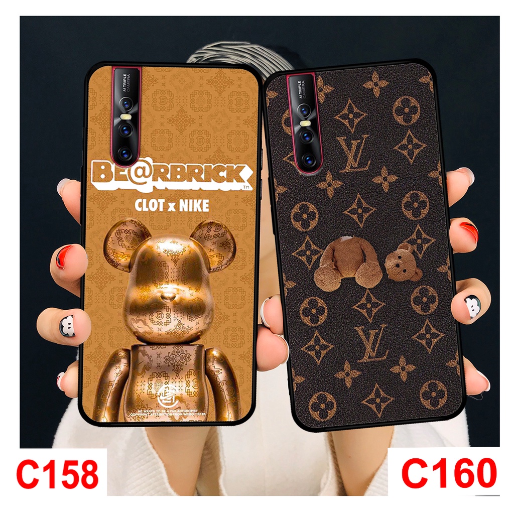 Ốp lưng Vivo V15 - Vivo V15 Pro in hình gấu bearbrick thời trang cao cấp. Ốp vivo rẻ bền đẹp.
