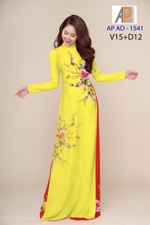 Vải áo dài hoa eo