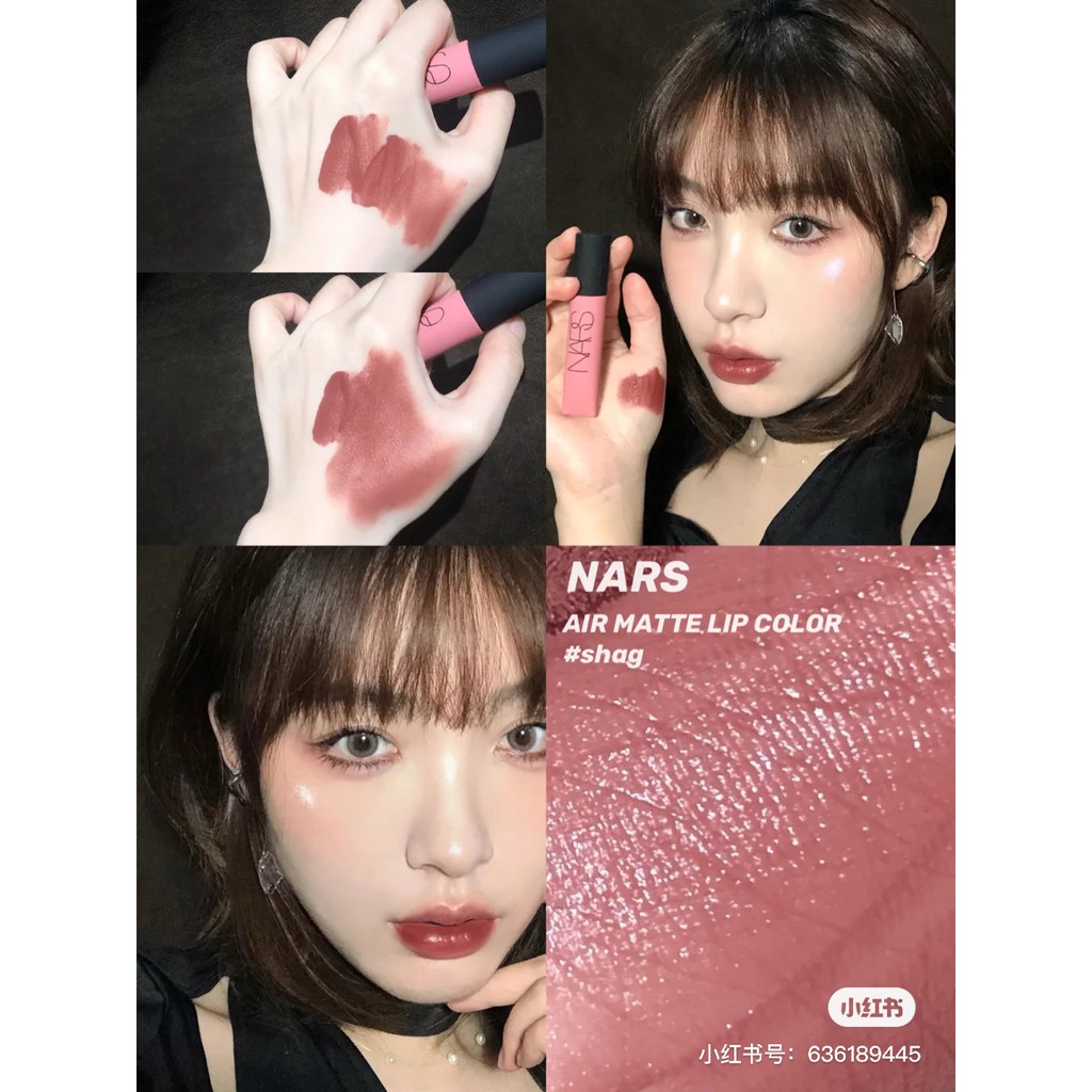 Son kem NARS Air Matte Lip Color Bunny Beauty hàng đủ Bill