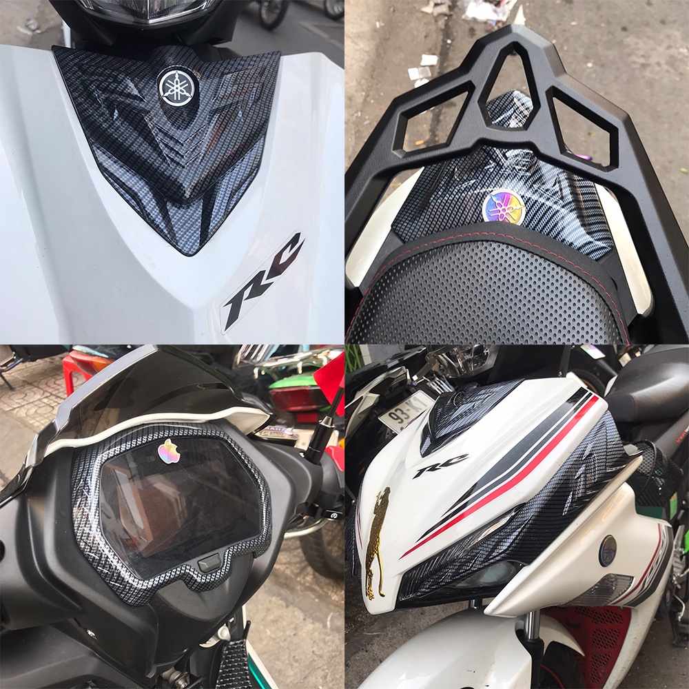 Combo 4 món ốp cacbon Yamaha Exciter 155VVA