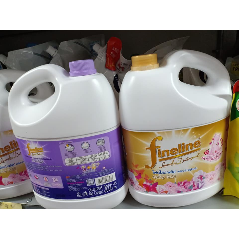 Nước giặt xả quần áo đậm đặc Fineline 3000ml mẫu mới